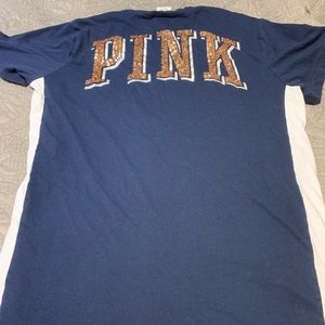 Victoria’s Secret PINK bling campus Tee